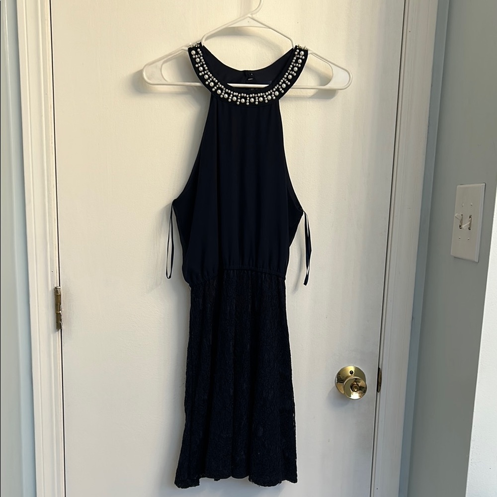 Navy Blue Formal Dress